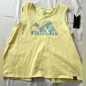 Adidas Girl’s Swing Back Size L 14 Tank Top NEW